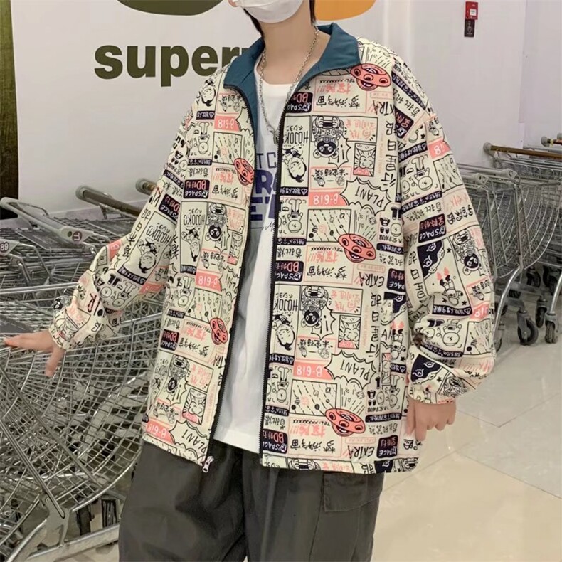 潮流夹克潮男春季双面穿夹克J030P60,男装夹克,星座1116-2