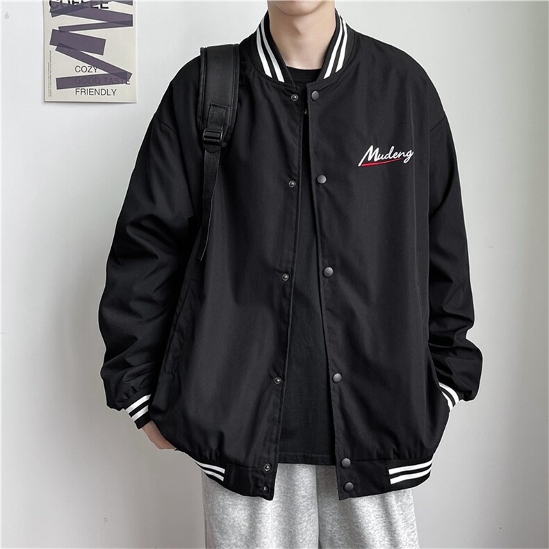 棒球服男港风宽松潮流上衣夹克/A338-1WT63P65,男装夹克,电商D325