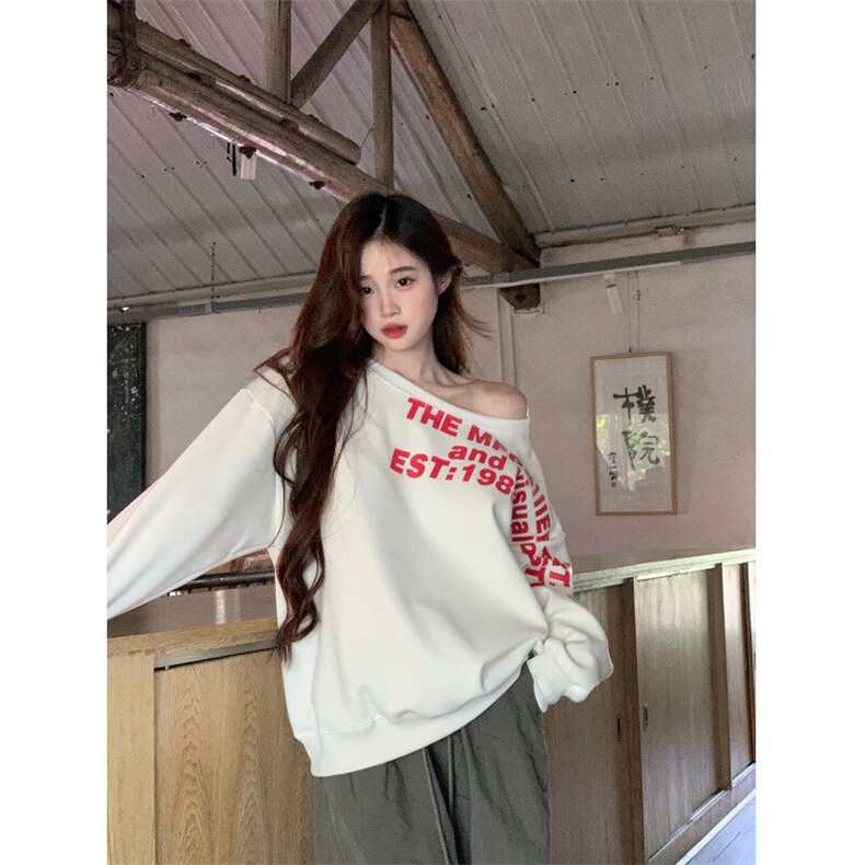 EE118-P55纯棉华棉复合卫衣女春秋薄款2024宽松圆领韩版女装上衣,男装卫衣,星座911-3
