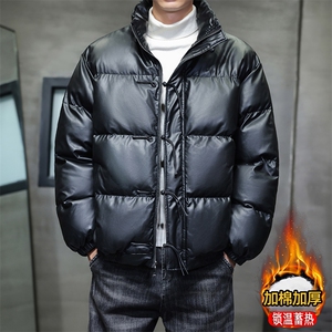 风冬季盘扣 潮 皮棉衣 男士立领棉袄外套xz815-9881p155图片
