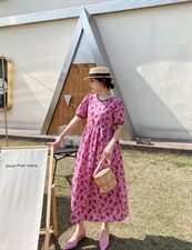 现货夏季新款碎花连衣裙，女装连衣裙，与跃