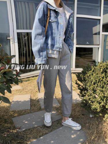 假两件牛仔外套，女装，迎盈柳韵
