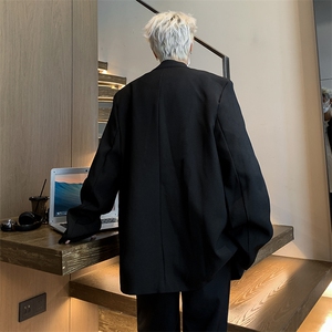 秋款男西服立领中山装新中式西装有垫肩风外套JK867 P75图片