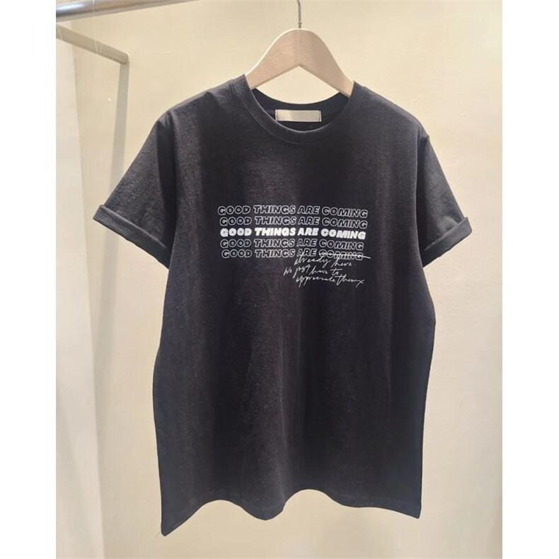 B225-T9290-P31-X39-全棉-纯色印花潮流宽松上衣情侣T恤男女短袖，男装T恤，电商B225