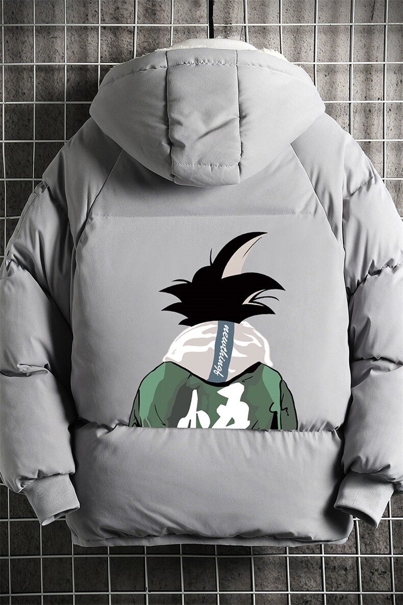 MY16005-P100加厚加绒连帽衣男大码服男面包服男网格挂拍,男装棉衣,电商A040A