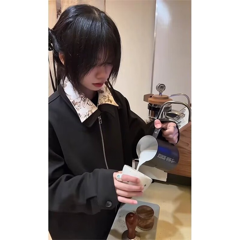 美式复古花领假两件外套男秋季设计cleanfit翻领夹克WLAK144-P75,男装夹克,星座1008
