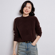 女士七针半高领王菲同款羊毛衫羊毛，女装羊毛衫，温伦斯特羊绒