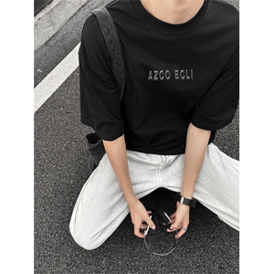 XZ1005-1-TTH0038-P35-夏季金属印花短袖T恤！！图片