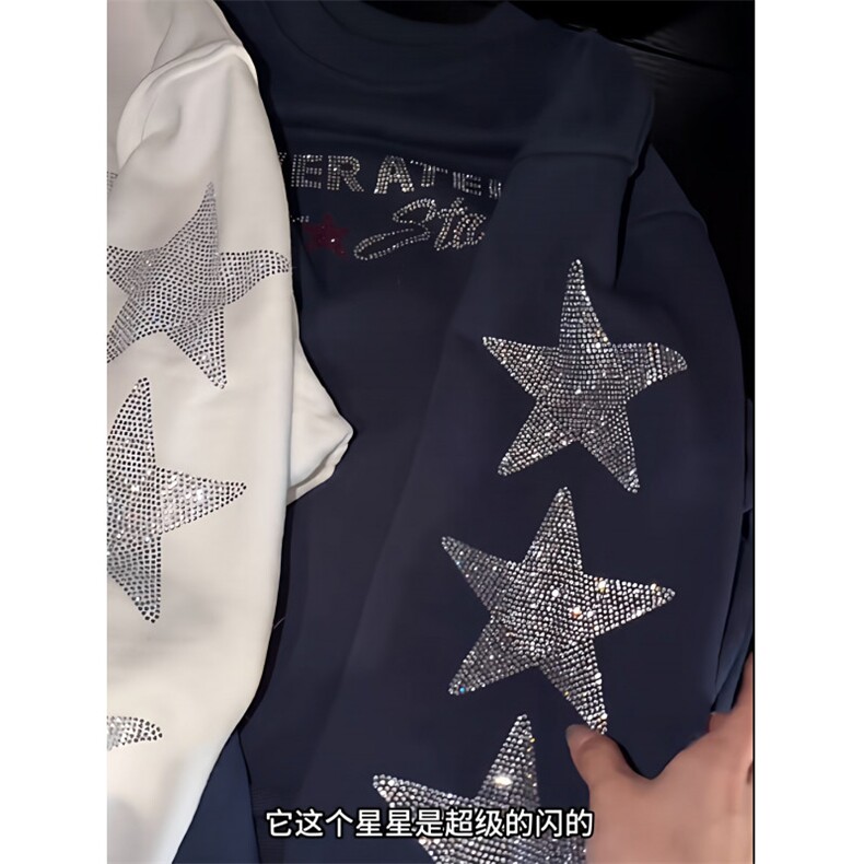 RT16P58美式复古套头星星卫衣,男装卫衣,电商B323A