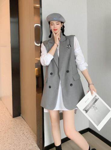 现货，秋装新款马甲，女装马夹，精典蓝月