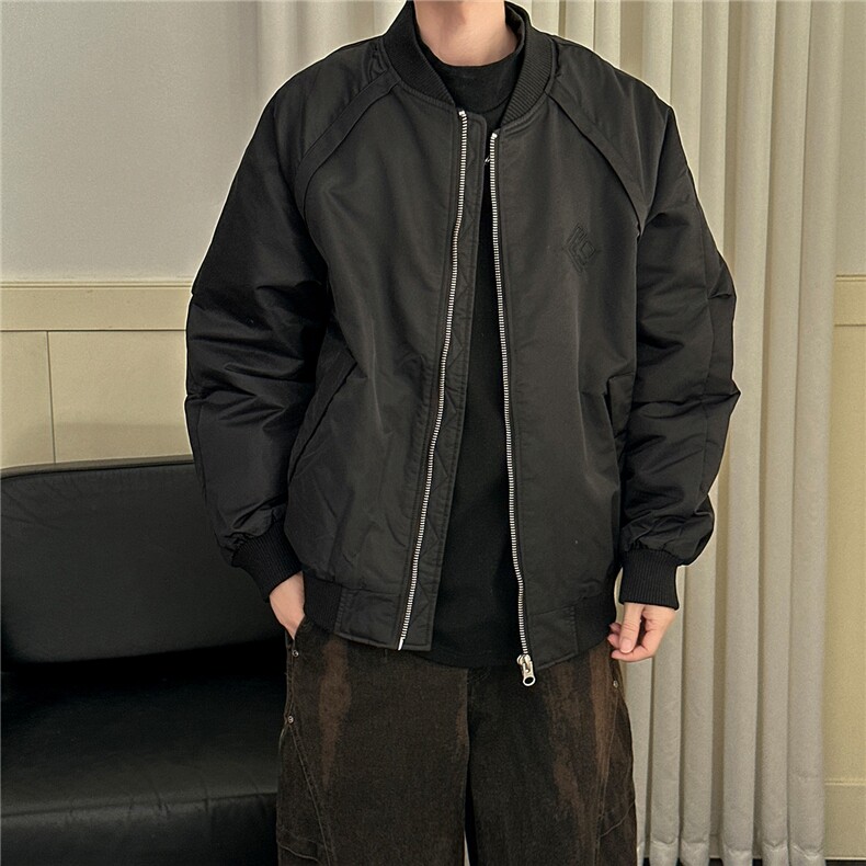 新款主推冬季潮牌棉衣棒球服外套男痞帅风A351-AJ2646-P125控188,男装棉衣,电商A351