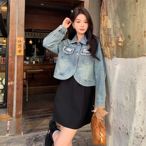 2024年春季新款时尚潮流牛仔外套,女装牛仔外套,依曼迪