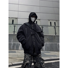 秋冬新款美式潮牌飞行夹克高街设计感小众男女ins潮流棉服，男装夹克，星座506A