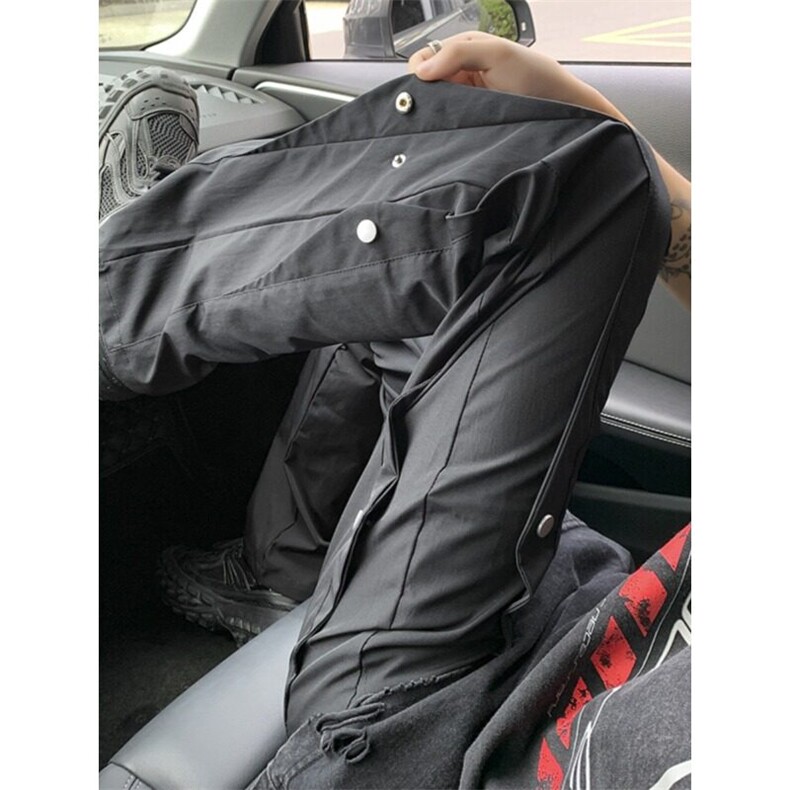 网图美式机能vibe休闲冲锋裤男潮牌高街痞帅速干长裤A823-P35,男装休闲裤,星座1001-1