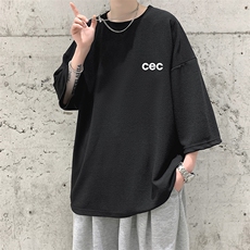 春夏季七分袖t恤男大码五分袖男短袖中袖Q11294-P30，男装T恤，电商A040