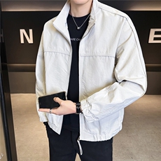 2026新款春季外套男款痞帅潮流百搭飞行员立领夹克A313-6806-P115，男装夹克，电商A313