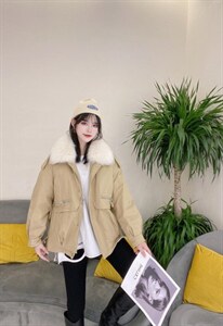 【现货】羽绒大毛领派克两个码，两个颜色ml,其它,Moshus摩述