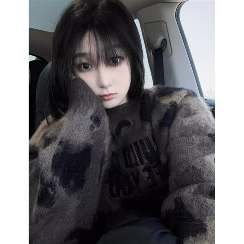 春秋个性字母提花毛衣男女日系复古休闲打底长袖针织衫MY752,男装T恤,星座1116A（原606A-3）