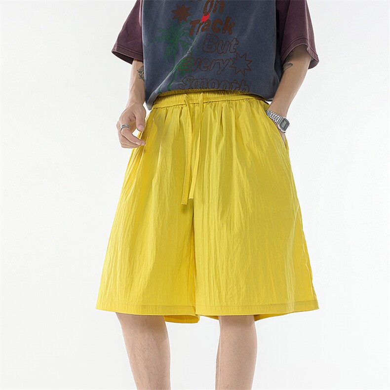 8XL-M多巴胺短裤男款夏季冰丝薄款休闲透气五分裤沙滩DK26004P25图片