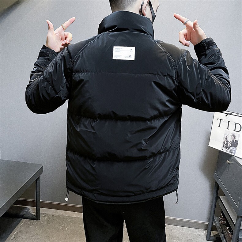 6661冬季韩版简约字母潮流男士羽绒服外套-3,男装羽绒服,电商D319