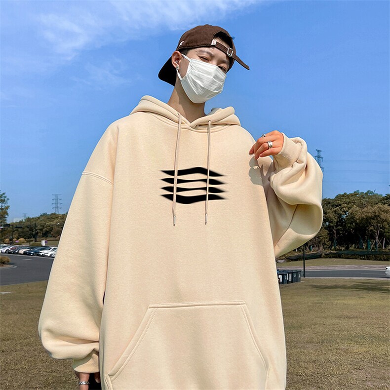 抖音得物供货可提供视频春装重磅美式宽松连帽卫衣DL2359,男装卫衣,电商A486