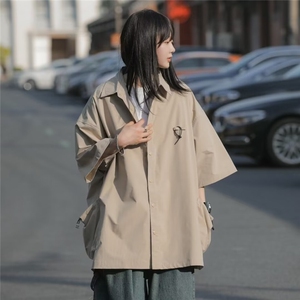 夏季户外机能工装短袖衬衫男女大口袋情侣休闲衬衣 CK629图片