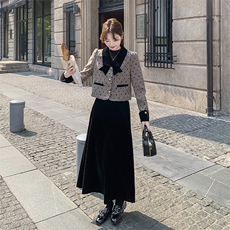 xian货~~90绒小香风羽绒服套装P225338，女装套装/套裙，2C262