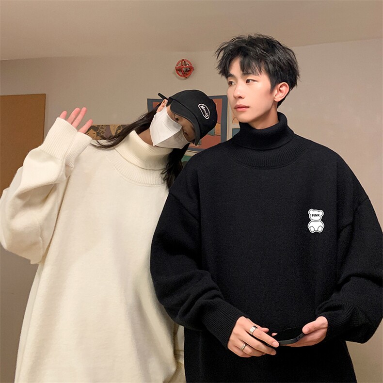 控68高领毛衣男士大码内搭毛线衣男GM45292-P45加绒款-P65,男装针织衫/毛衣,电商A040