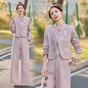 2026春季新款淑女气质御姐炸街两件套套装，女装套装/套裙，伊仟回
