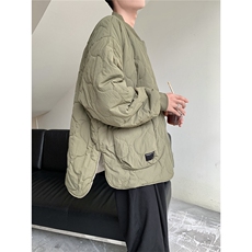 港风葫芦燕尾服大口袋设计加绒双侧开叉棉衣男MY770104P135控168，男装棉衣，星座226-1