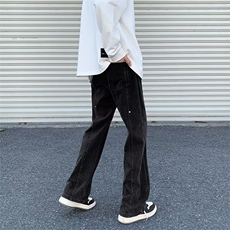 春季直脚长裤新款男牛仔裤青春流行水洗宽松直筒裤子N1009P40，男装牛仔裤，星座1116-2