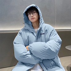 现货抖音得物可供视频三防加厚羽绒连帽棉衣外套面包棉服85526，男装棉衣，电商A486