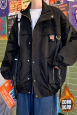 现货7XL-M立领加棉棉衣男冬新款大码慵懒风加厚外套支持各种活动，男装棉衣，钱塘717(原712)