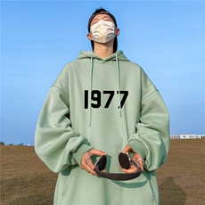 ！秋季重磅宽松大码港风1977印花连帽卫衣LW01-特p35，男装卫衣，星座508（原C305）