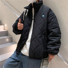 A菱格衣男秋冬季加厚立领服外套潮牌休闲袄W2329-P70，男装棉衣，星座512-4