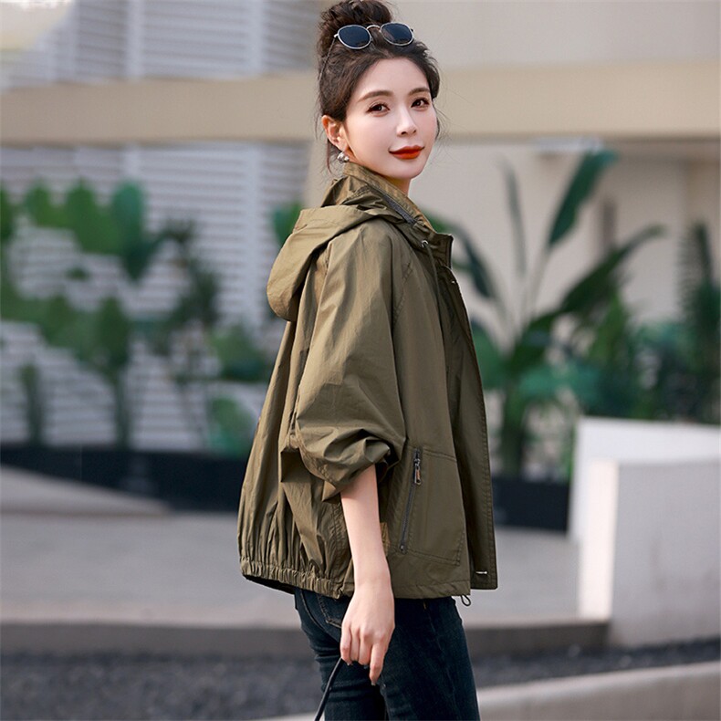 官方旗舰店外套女2024年新款春秋休闲上衣高级感品牌洋气夹克,女装短外套,丽影随形