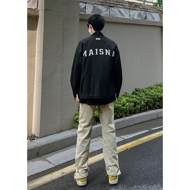 B221美式ins高街小众加绒牛仔裤LK22042-P60控78加绒P75控98,男装牛仔裤,电商B221