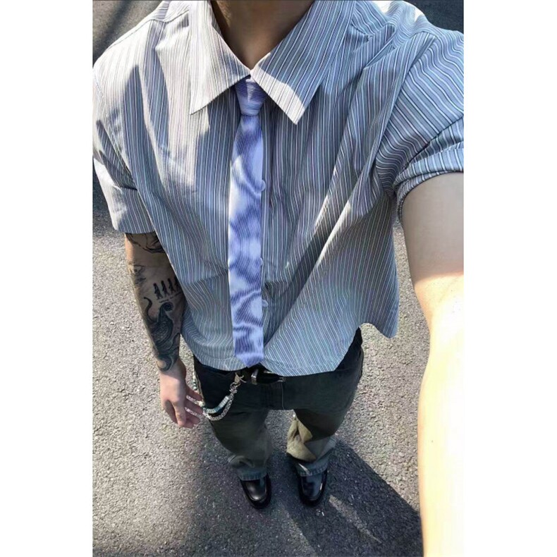 已下单杭州出货~弯弧条纹短袖衬衫短袖CT25109批40长袖C5109批45,男装衬衫,星座1004-6