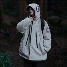 美式连帽冲锋衣棉服男冬季户外潮牌ins棉衣外套MY9099-P90，男装棉衣，星座1109-3