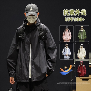 UPF100+有报告 凉感轻薄透气套装防晒服 两件套HS628-P75图片