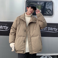 冬季棉衣男加厚棉袄外套ins情侣款面包棉服M0707-P108，男装棉衣，星座308B-1