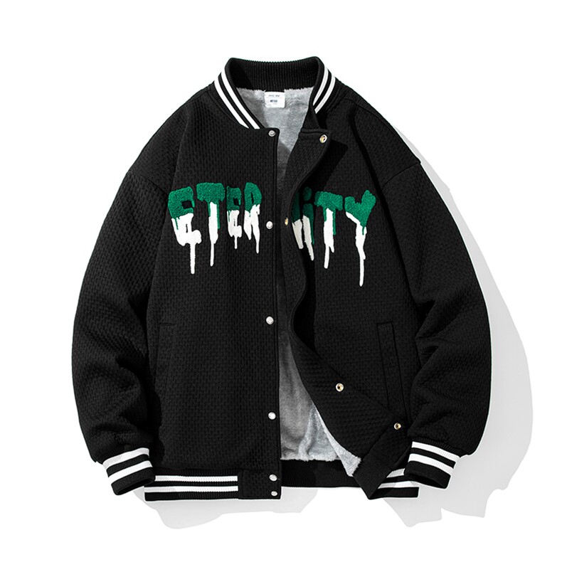 新款男加厚银狐绒内里重工艺针织外套白底平铺WT2415-P100控148,男装夹克,星座717