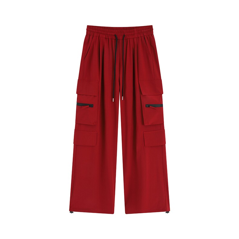 冰丝防水拉链多口袋休闲裤K016平铺92%聚酯纤维8%氨纶(S-2XL)TP28,男装休闲裤,电商A088
