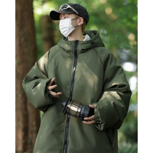 山系冲锋衣男秋冬款棉袄夹克潮牌宽松美式机能风棉服外套MH02-P88图片