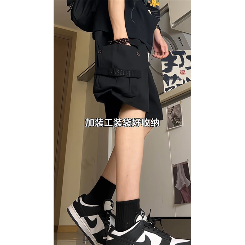 现货供视频纯棉水洗刺绣工装短裤A405特P40,男装牛仔裤,电商A309