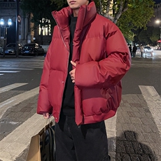 冬季外景新款面包服男宽松保暖棉衣韩版情侣立领外套MF11883/P120，男装棉衣，电商B316