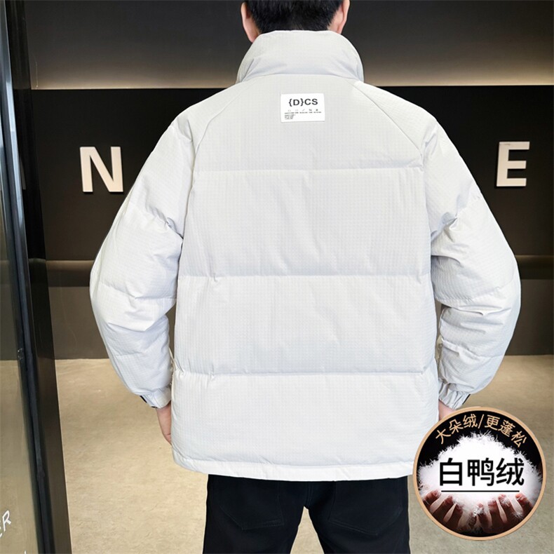 M838-P165标50%白鸭绒男士2025冬季羽绒服时尚潮流立领夹克,男装夹克,星座507A（原星座306B-2）
