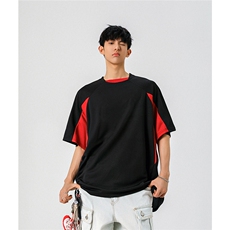 1可二开速干运动美式篮球街头大码M-5XL短袖T恤男DX78017P45控75，男装T恤，星座226-2