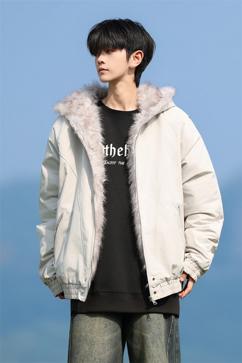 M8602-P95冬季新款男女同款座山雕连帽棉衣外套,男装棉衣,星座109