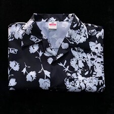 男夏季冰丝四面弹宽松古巴领短袖夏威夷衬衫C093P35，男装衬衫，星座1116-2